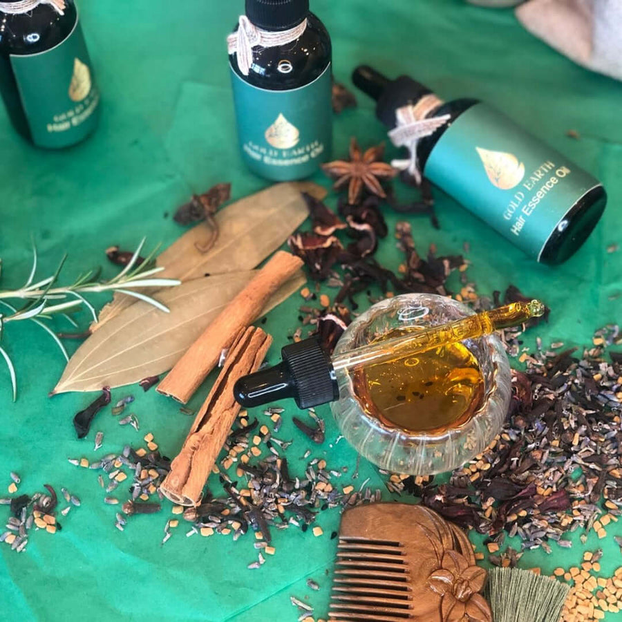 Ingredients-of-Gold-Earth-Hair-Essence Gold Earth
