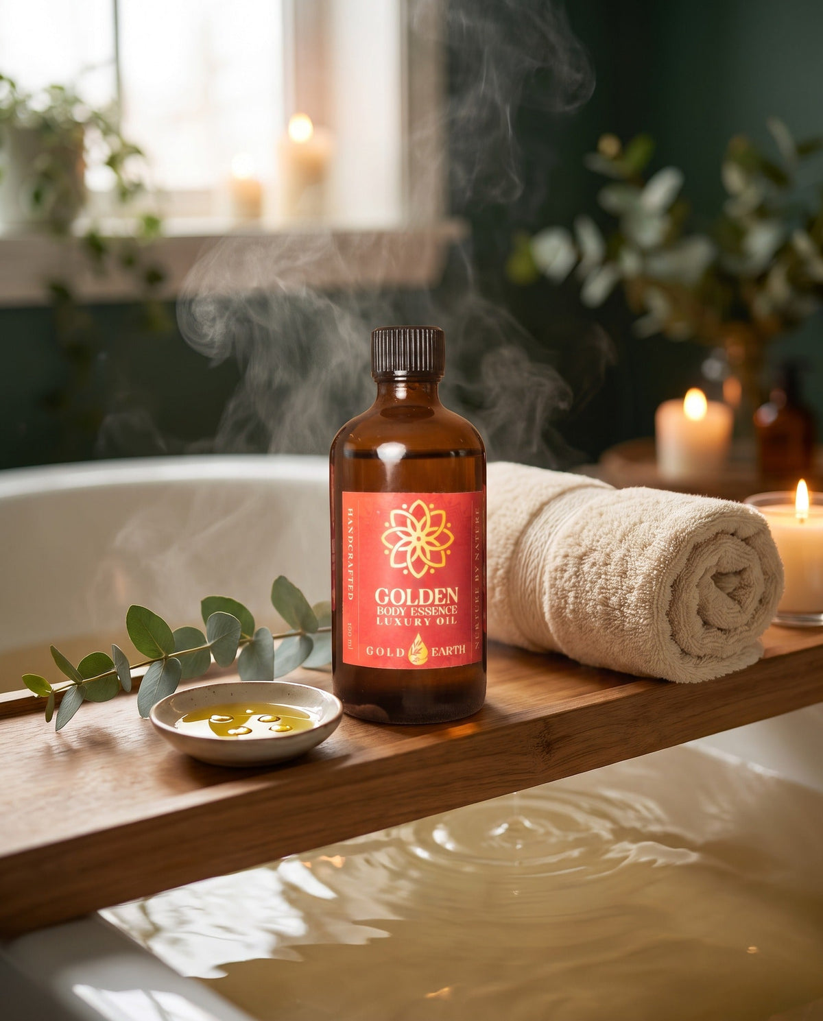 Golden Body Essence: The Natural Body Oil Ritual for Glowing Skin