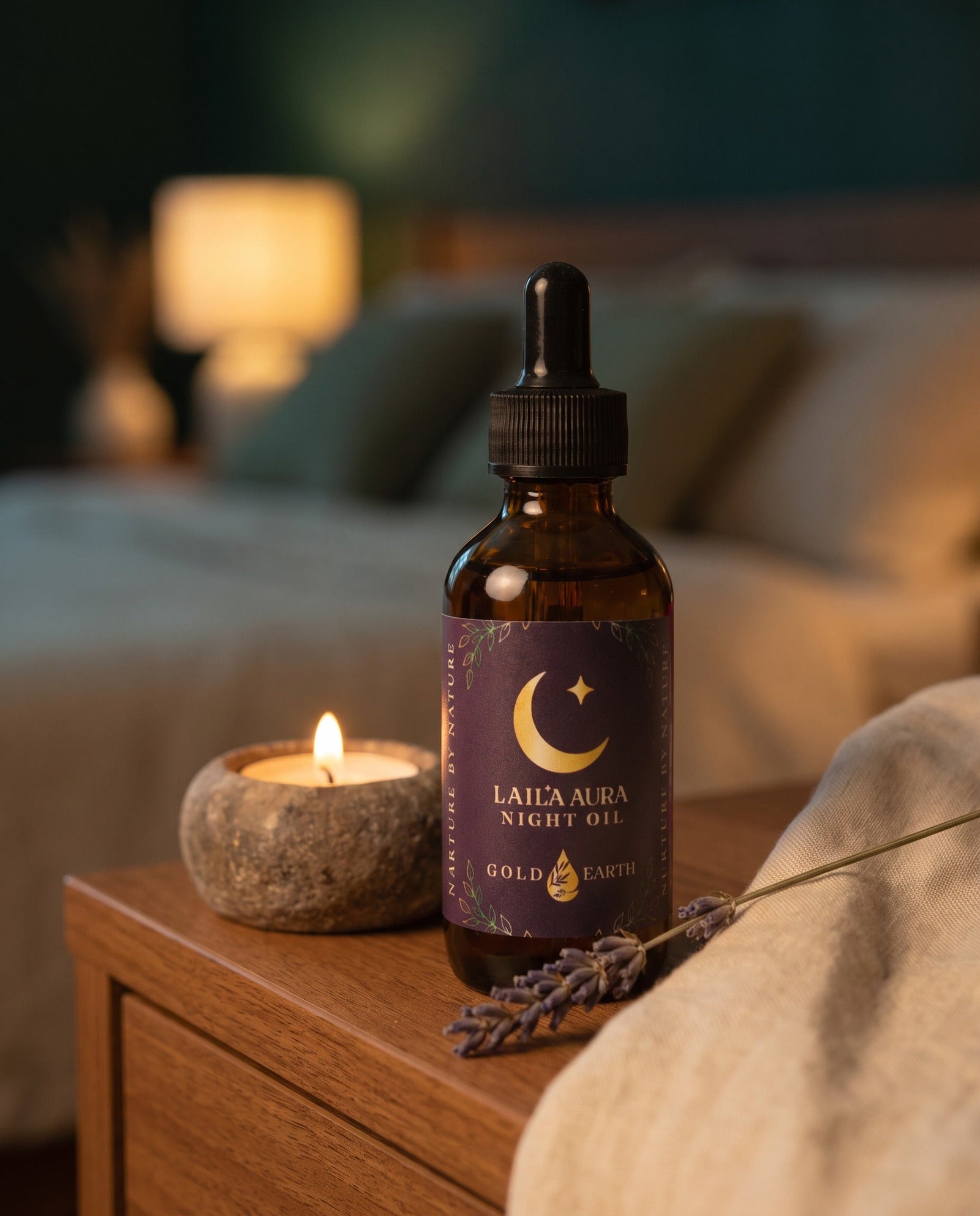 Laila Aura Night Oil: Ancient Botanical Ritual for Skin, Senses & Soul