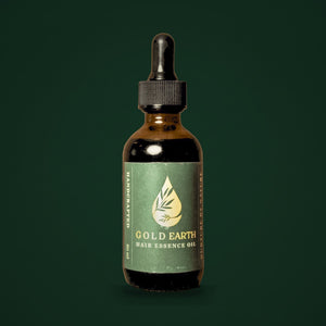 Gold Earth Hair Essence — rosemary hair and scalp oil with 29 botanicals