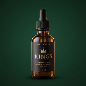 Gold Earth Kings beard and face oil for men