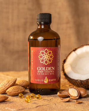 The premium plant oils inside Golden Body Essence