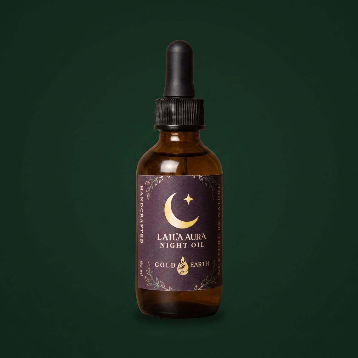 Laila Aura night face oil by Gold Earth with rosehip and frankincense