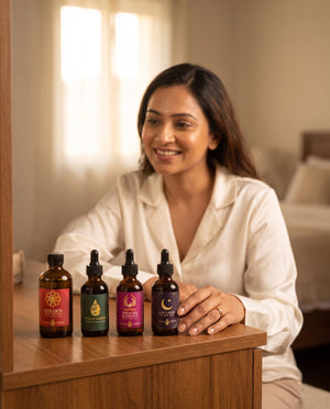 The Golden Glow Set as a self-care gift